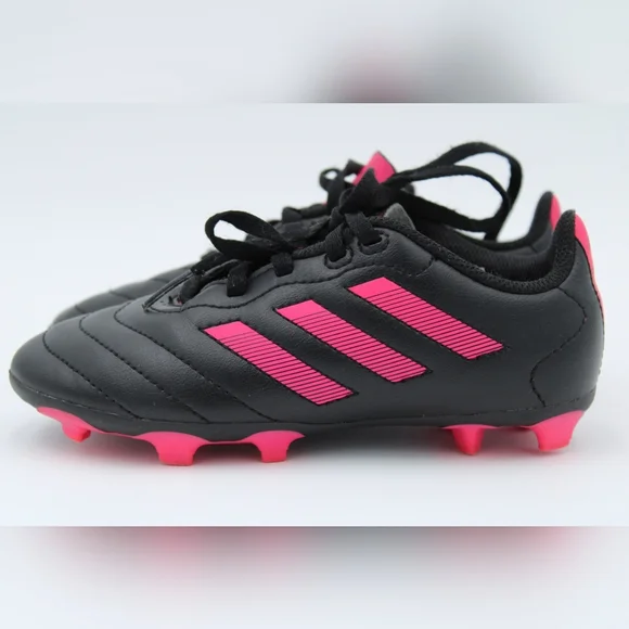 Adidas Kids Soccer Cleats Black Pink Size 12.5K - Picture 3 of 10